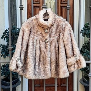 Lilly Patricia Girl's Faux Fox Fur coat